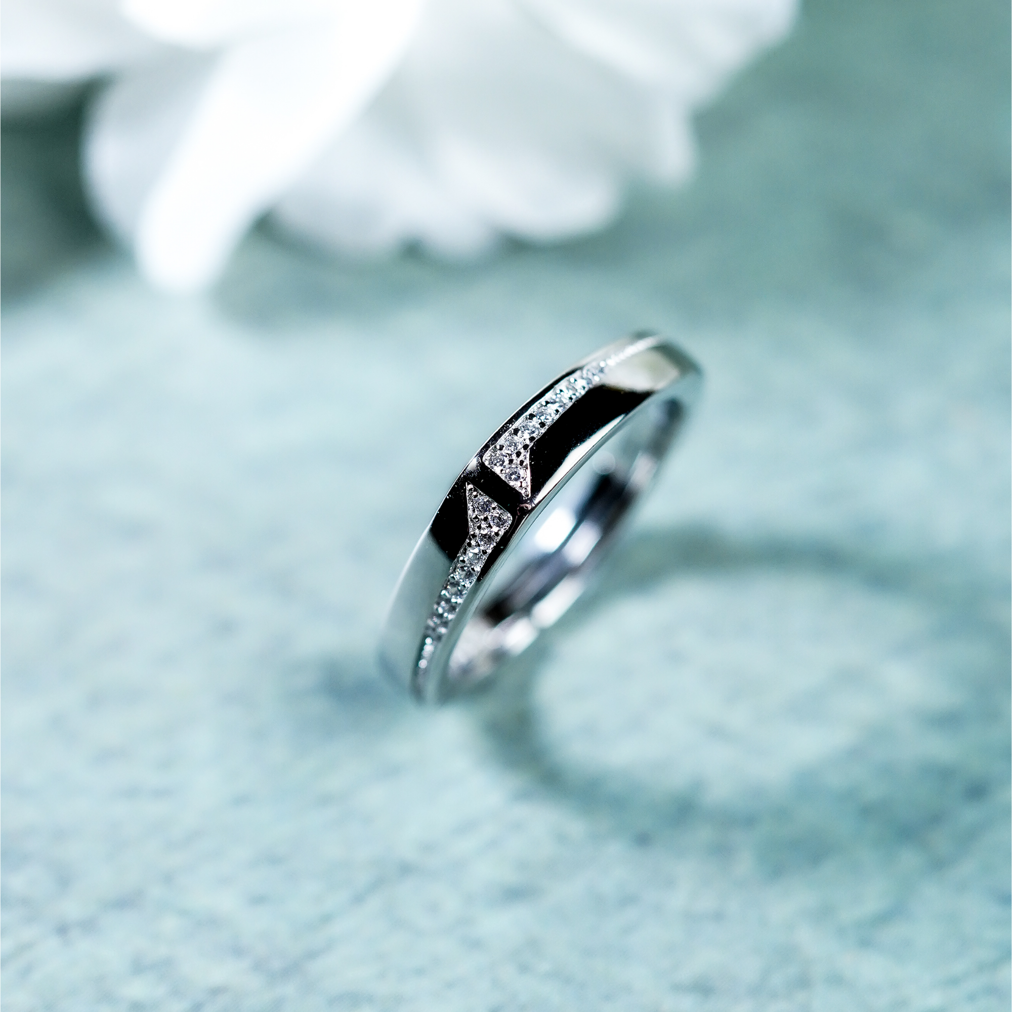 Noble Shine Sterling Silver Finger Ring for Men