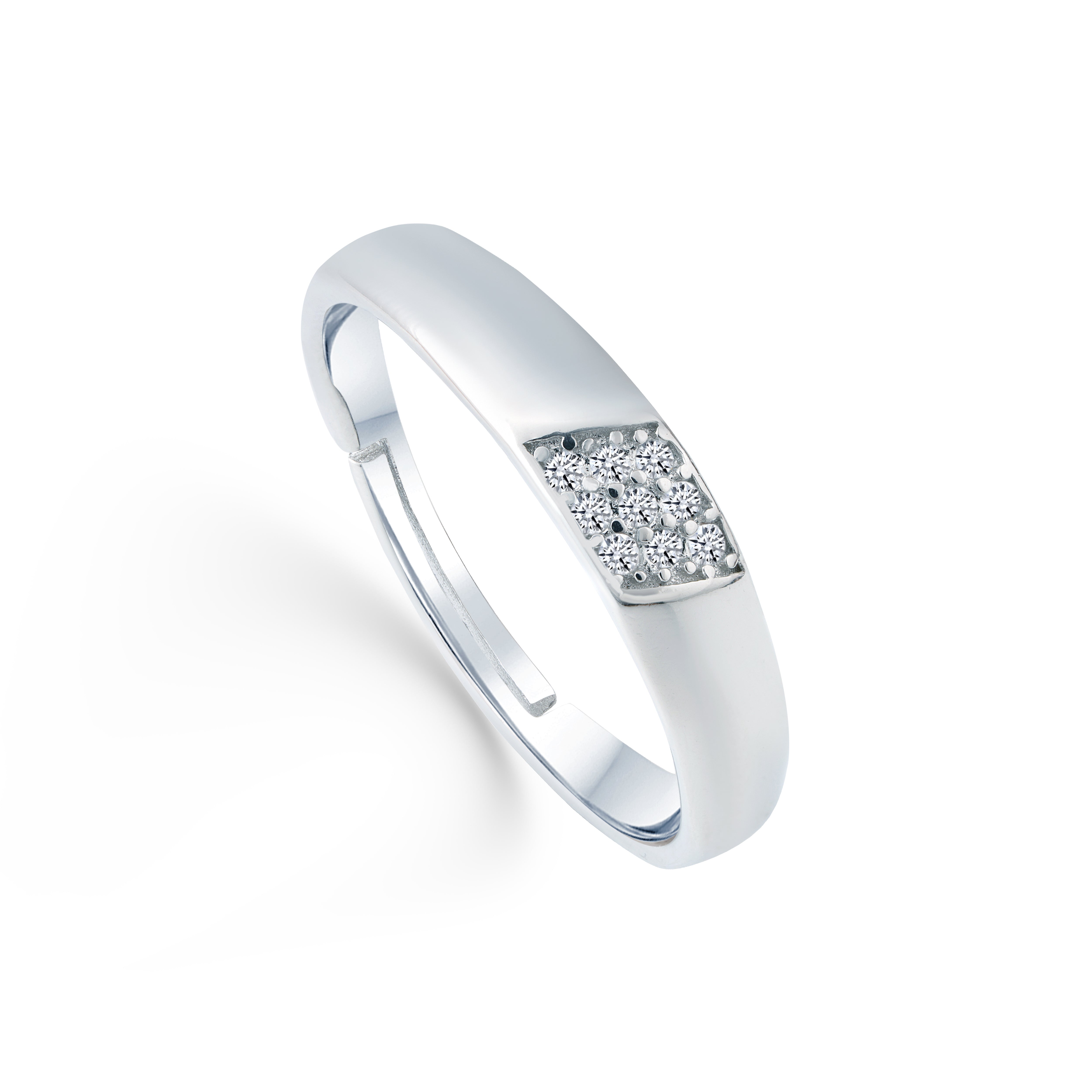 Dynasty Band Sterling Silver Finger Ring for Men