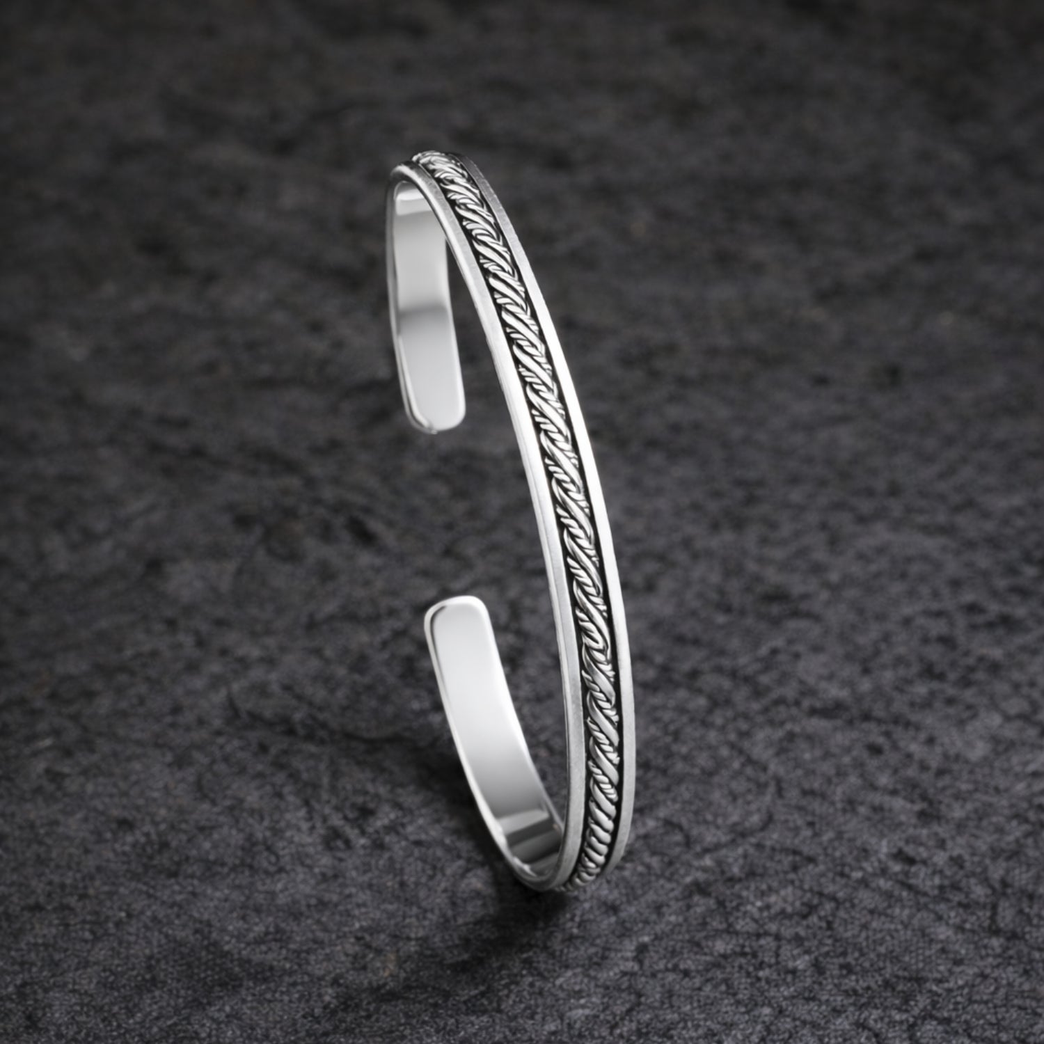 Heritage Braided Sterling Silver Kada