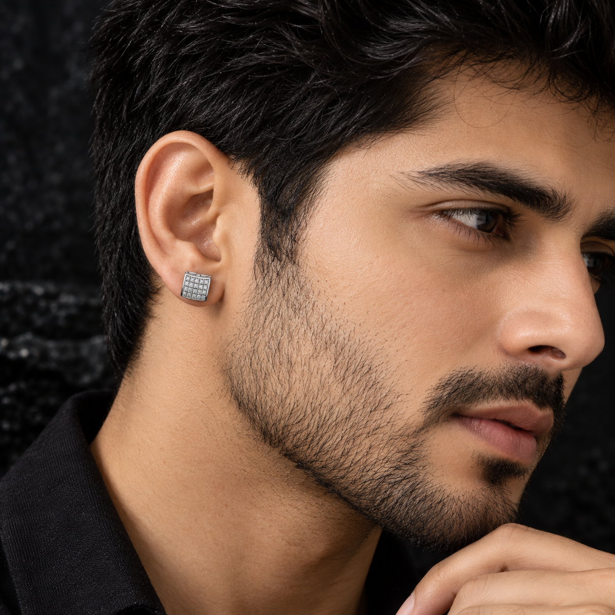 Victorian Ear Stud For Him