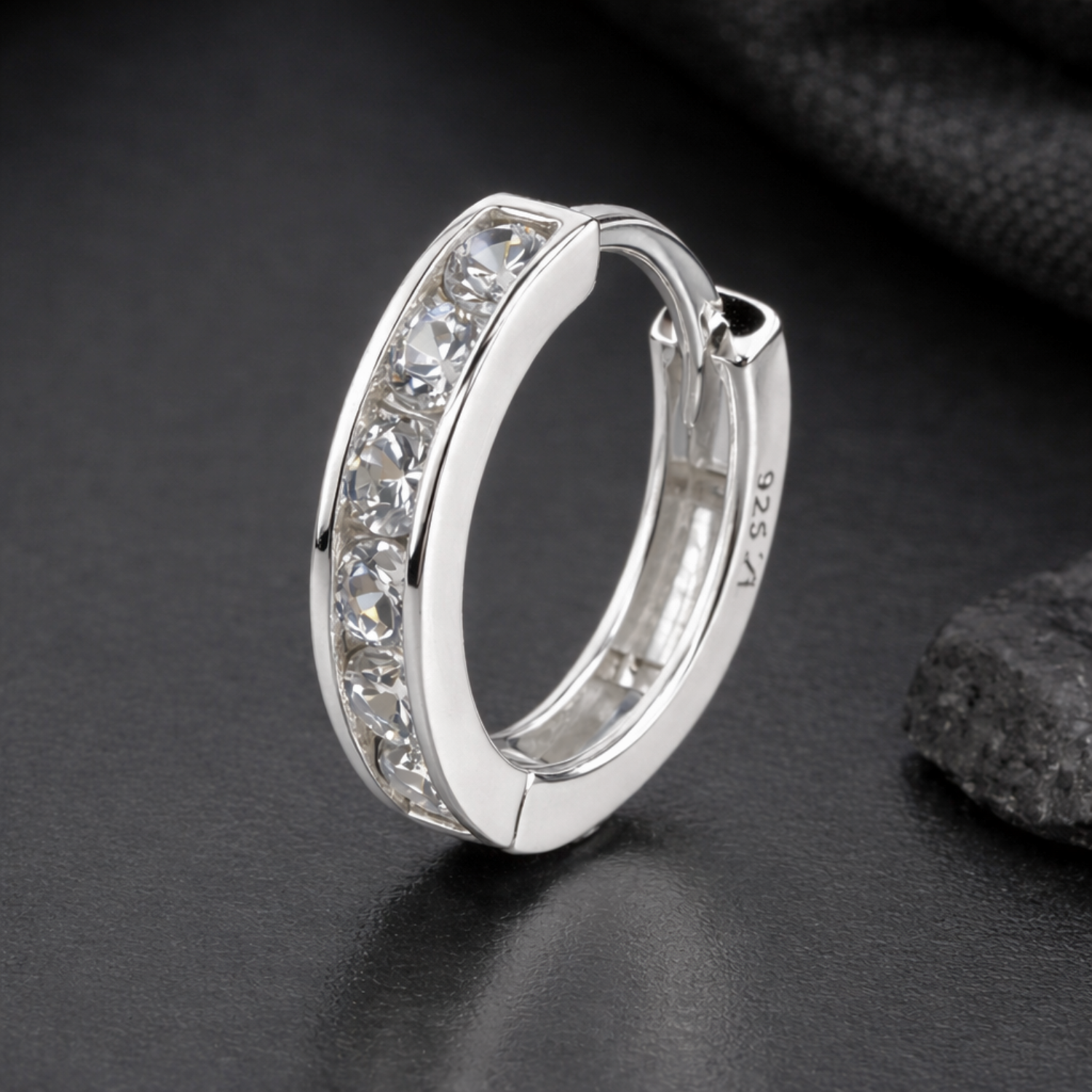 The "Executive" Men's 925 Sterling Silver Bali Earring