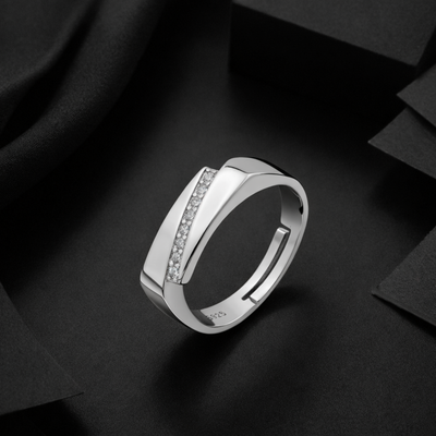 Prestige Sterling Silver Finger Ring for Men