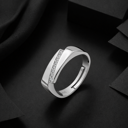 Prestige Sterling Silver Finger Ring for Men