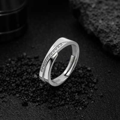 Regal Band Adjustable Men's Finger Ring