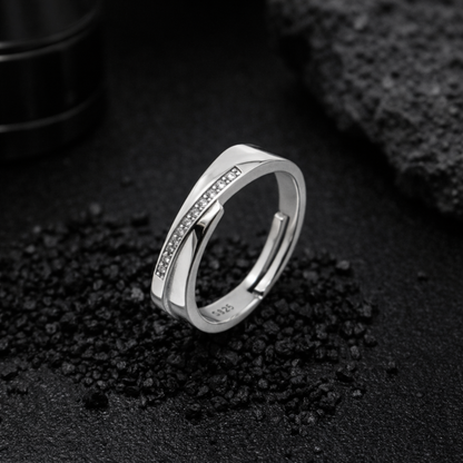 Regal Band Adjustable Men's Finger Ring