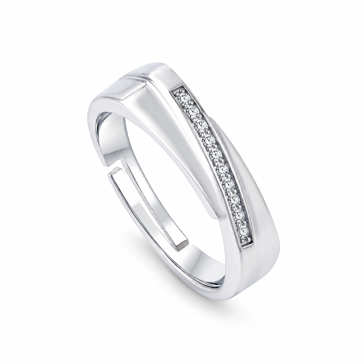Regal Band Adjustable Men's Finger Ring