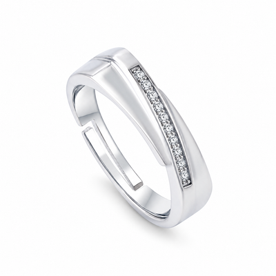 Regal Band Adjustable Men's Finger Ring