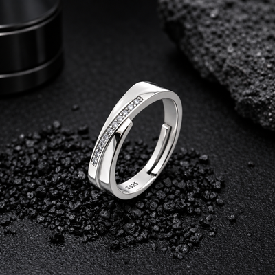 Regal Band Adjustable Men's Finger Ring
