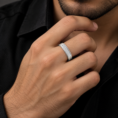 Majestic Square Finger Ring for Men