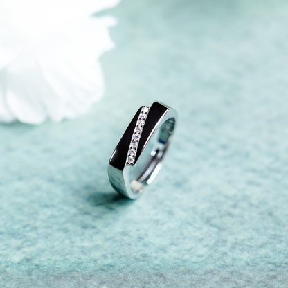 Prestige Sterling Silver Finger Ring for Men