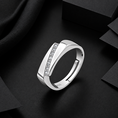 Prestige Sterling Silver Finger Ring for Men