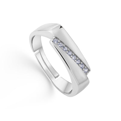 Prestige Sterling Silver Finger Ring for Men