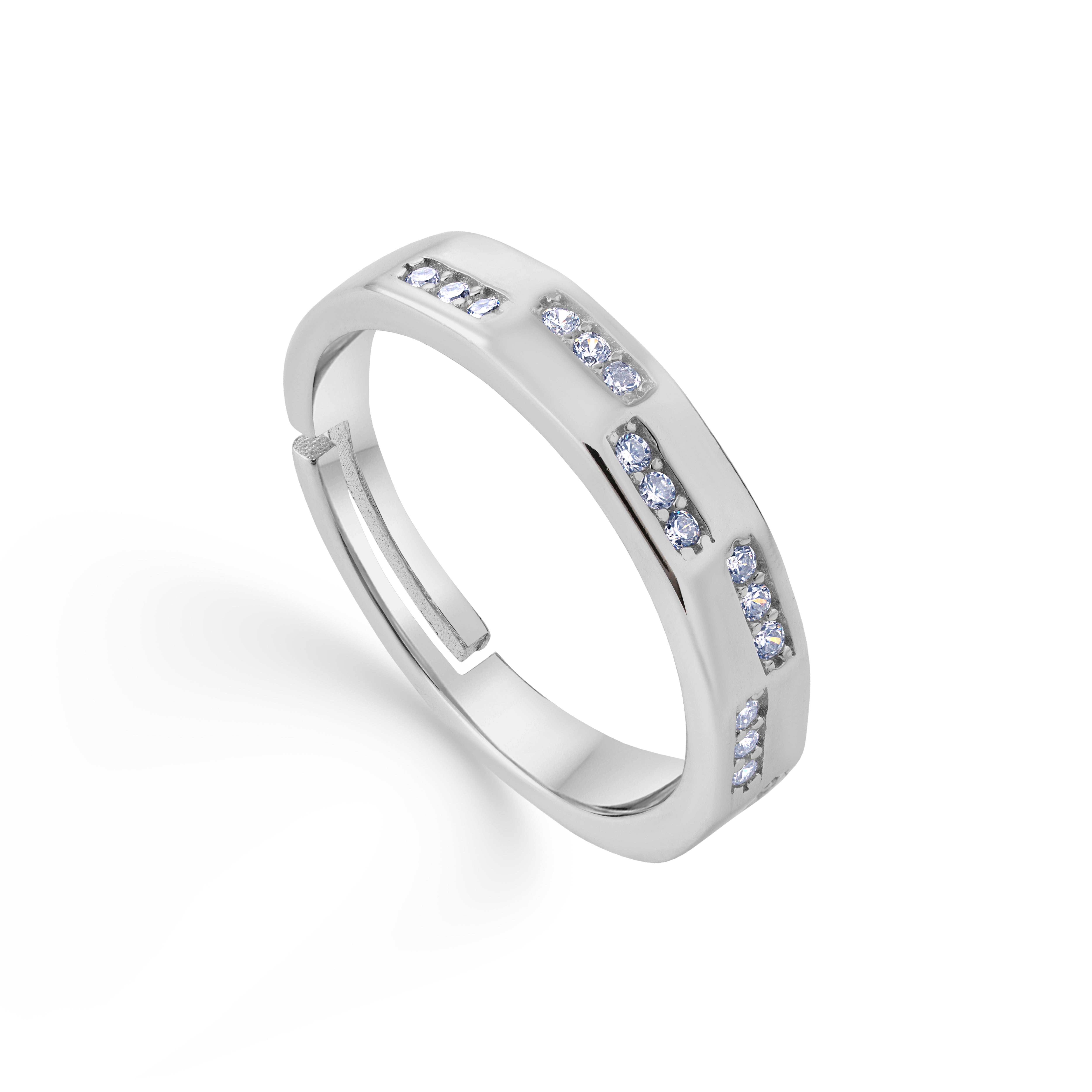 Imperial Shine Sterling Silver Finger Ring for Men