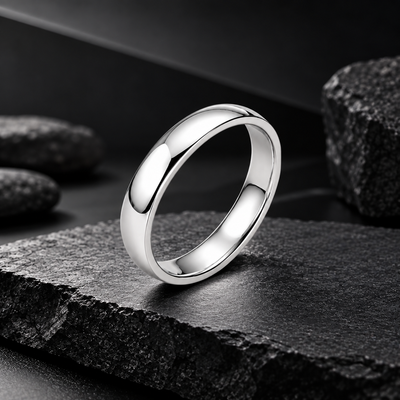 Classic Sterling Silver Men’s Ring
