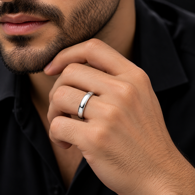 Classic Sterling Silver Men’s Ring