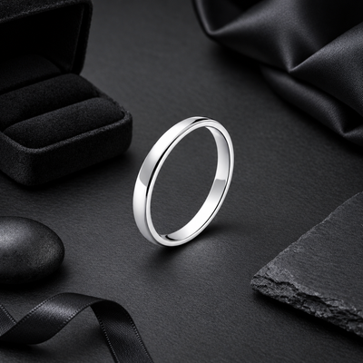 Classic Sterling Silver Men’s Ring