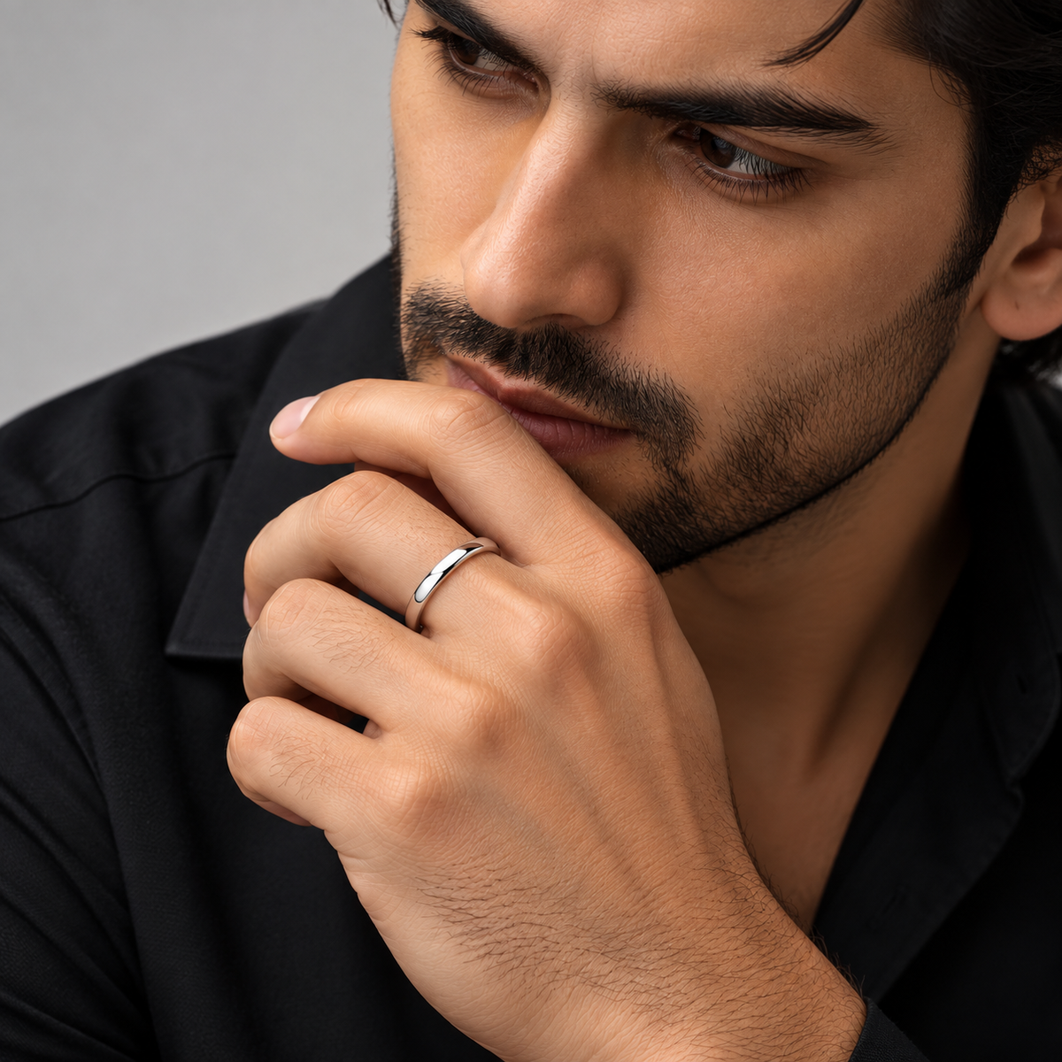 Classic Sterling Silver Men’s Ring