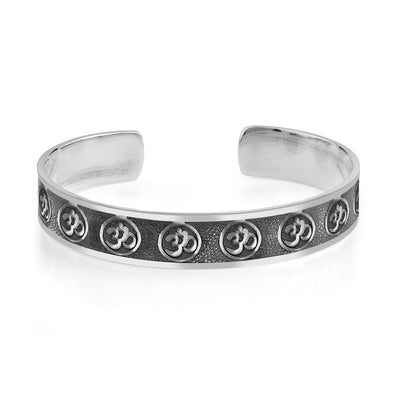 The Eternal Om Handcrafted Men's Cuff