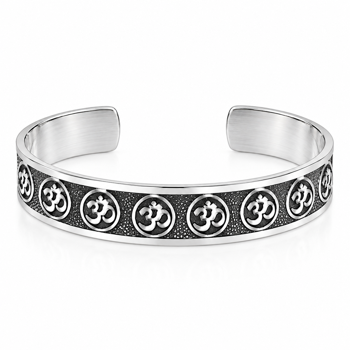 The Eternal Om Handcrafted Men's Cuff