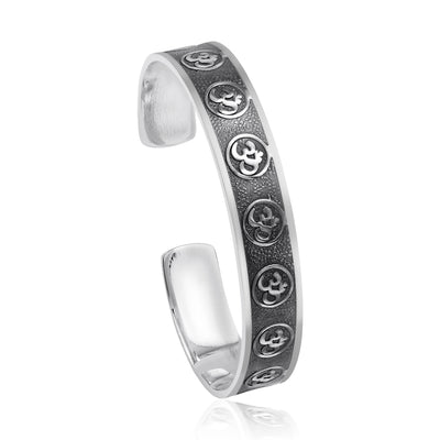 The Eternal Om Handcrafted Men's Cuff