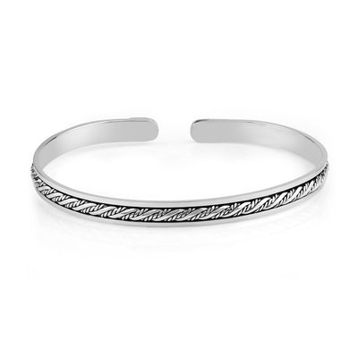 Heritage Braided Sterling Silver Kada