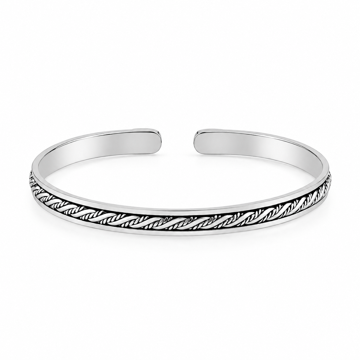 Heritage Braided Sterling Silver Kada