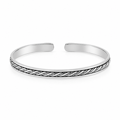 Heritage Braided Sterling Silver Kada