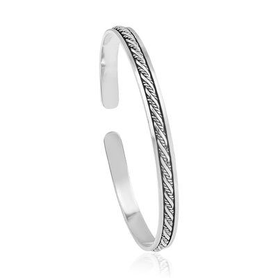 Heritage Braided Sterling Silver Kada