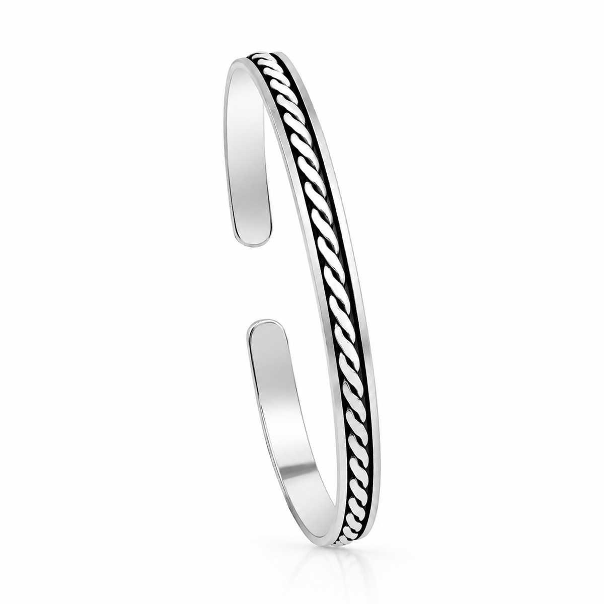Heritage Braided Sterling Silver Kada