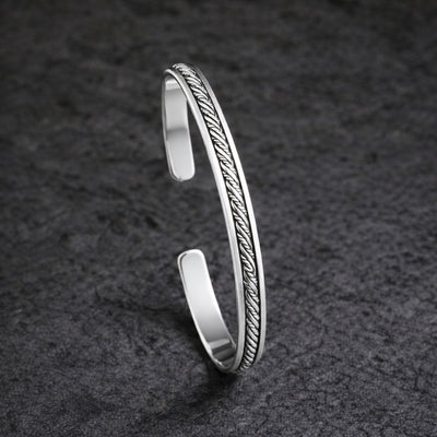 Heritage Braided Sterling Silver Kada