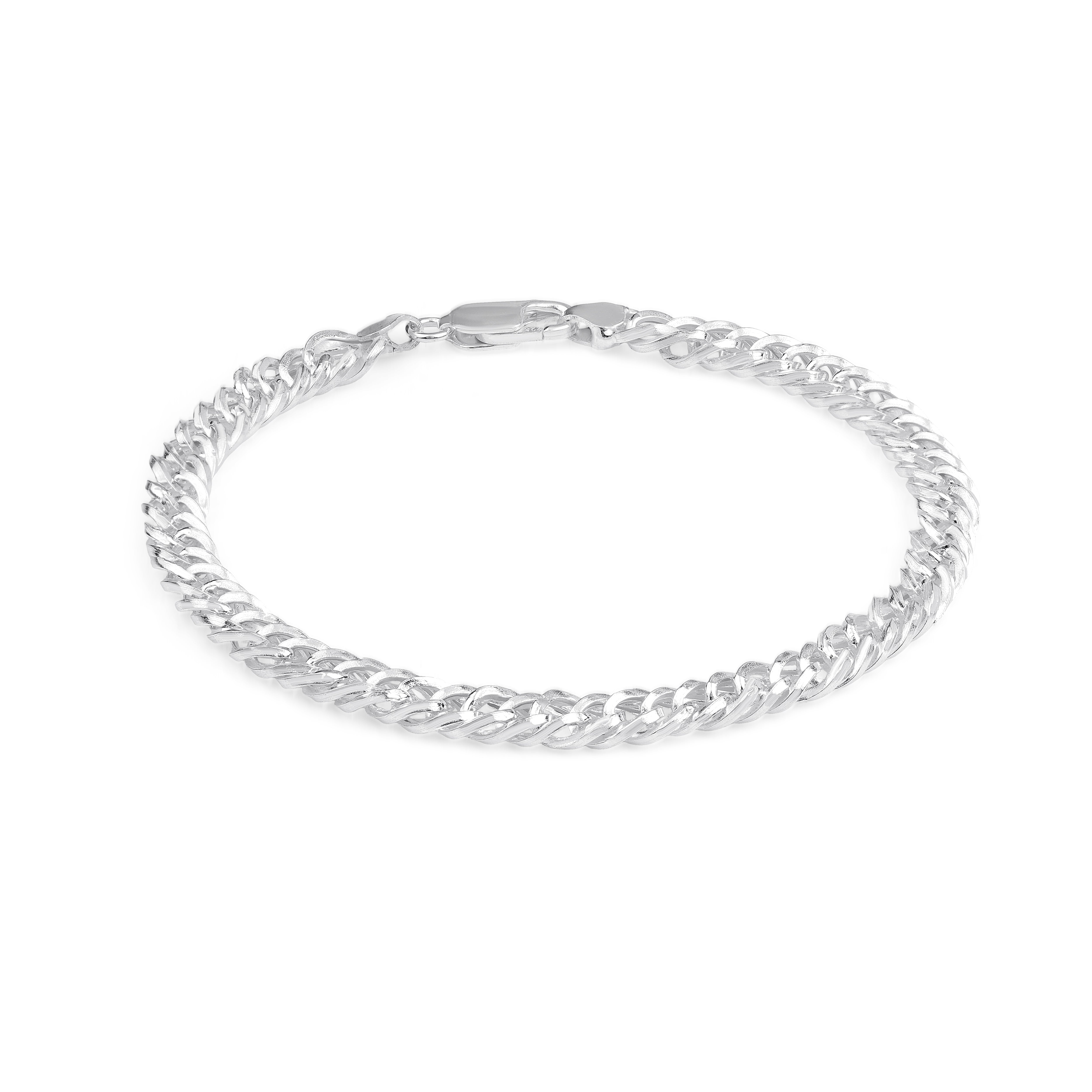 Double-Linked Curb Bracelet
