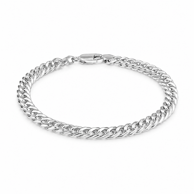 Double-Linked Curb Bracelet