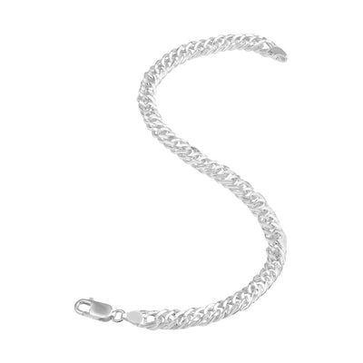 Double-Linked Curb Bracelet