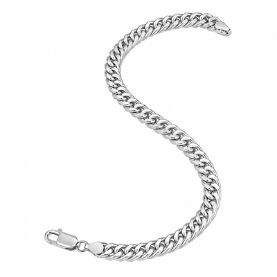 Double-Linked Curb Bracelet