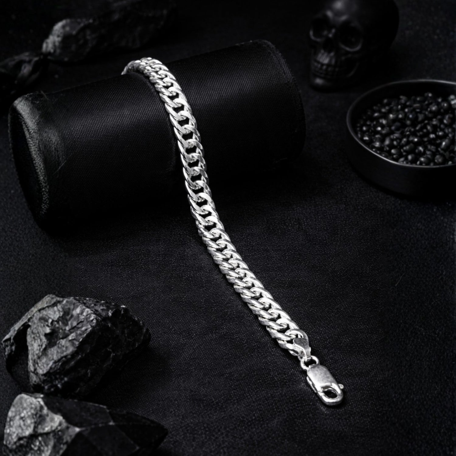 Double-Linked Curb Bracelet