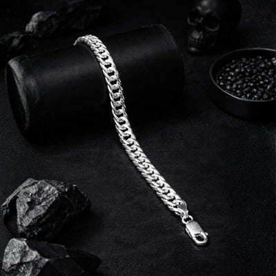 Double-Linked Curb Bracelet