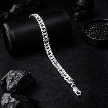 Double-Linked Curb Bracelet