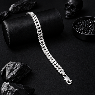 Double-Linked Curb Bracelet