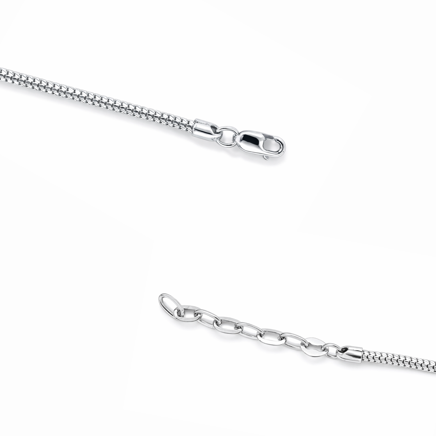 Franco Chain 925 Sterling Silver Bracelet