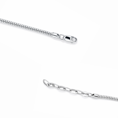 Franco Chain 925 Sterling Silver Bracelet