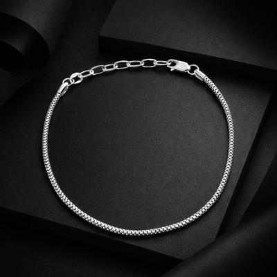 Franco Chain 925 Sterling Silver Bracelet