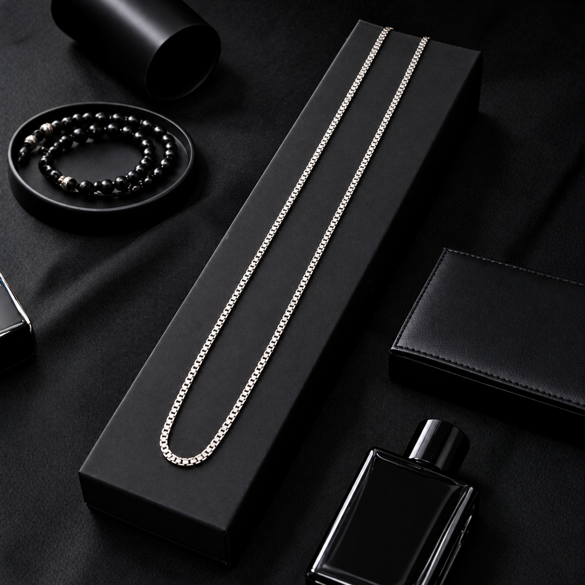 Urban Elite Sterling Silver Box Chain