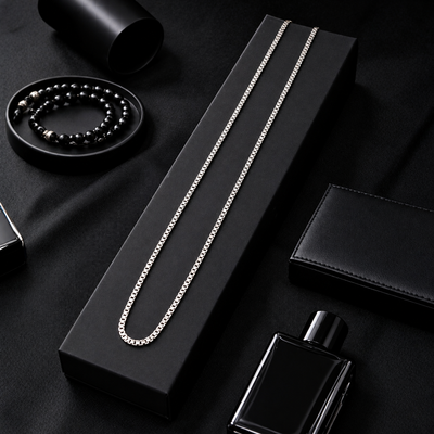 Urban Elite Sterling Silver Box Chain