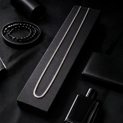 Urban Elite Sterling Silver Box Chain