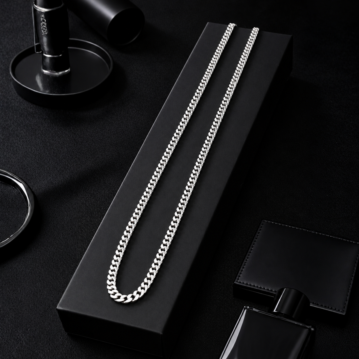 925 Sterling Silver Curb Chain