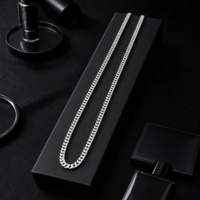 925 Sterling Silver Curb Chain