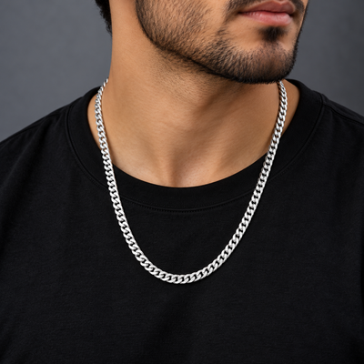 925 Sterling Silver Curb Chain