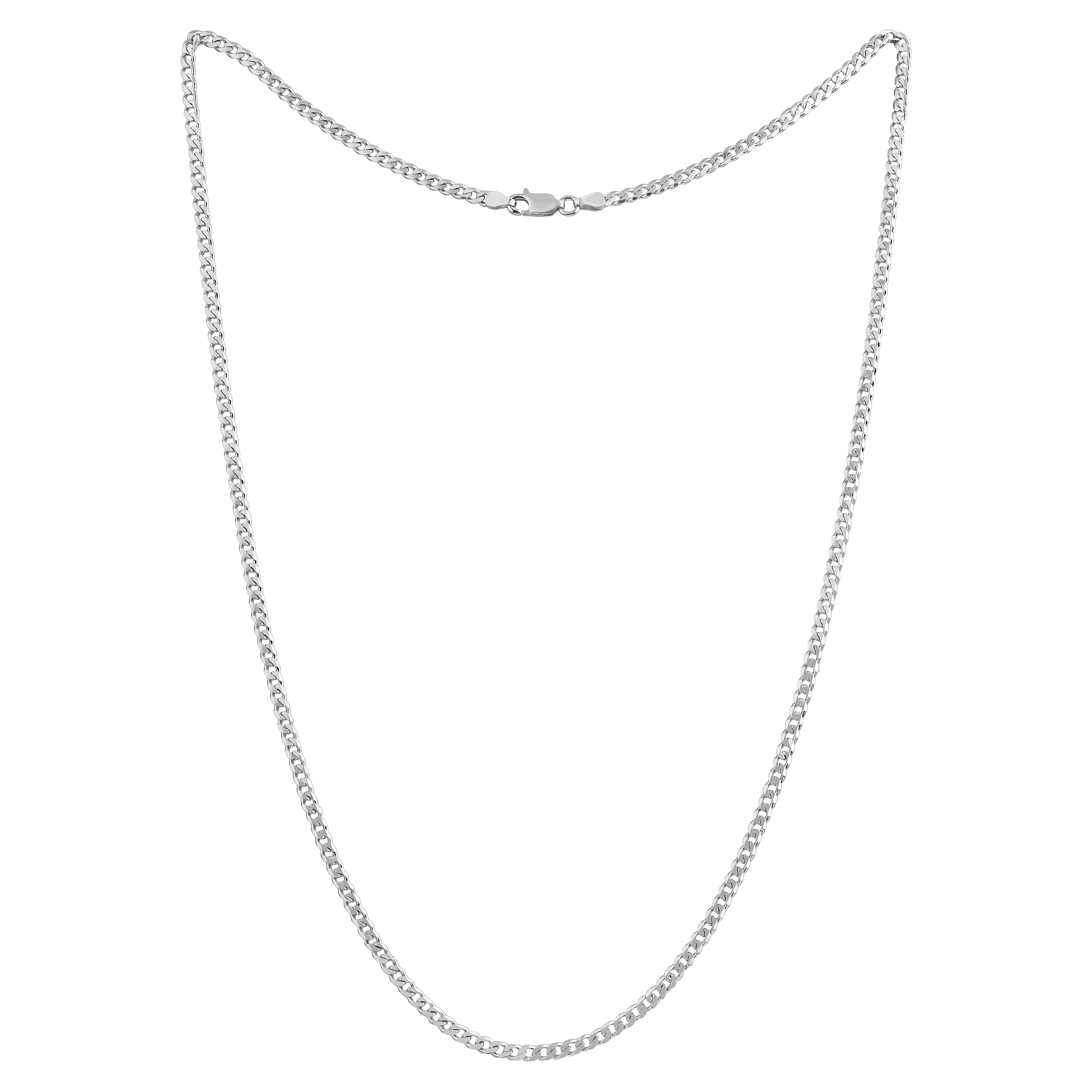 925 Sterling Silver Curb Chain