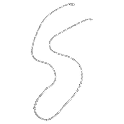 925 Sterling Silver Curb Chain