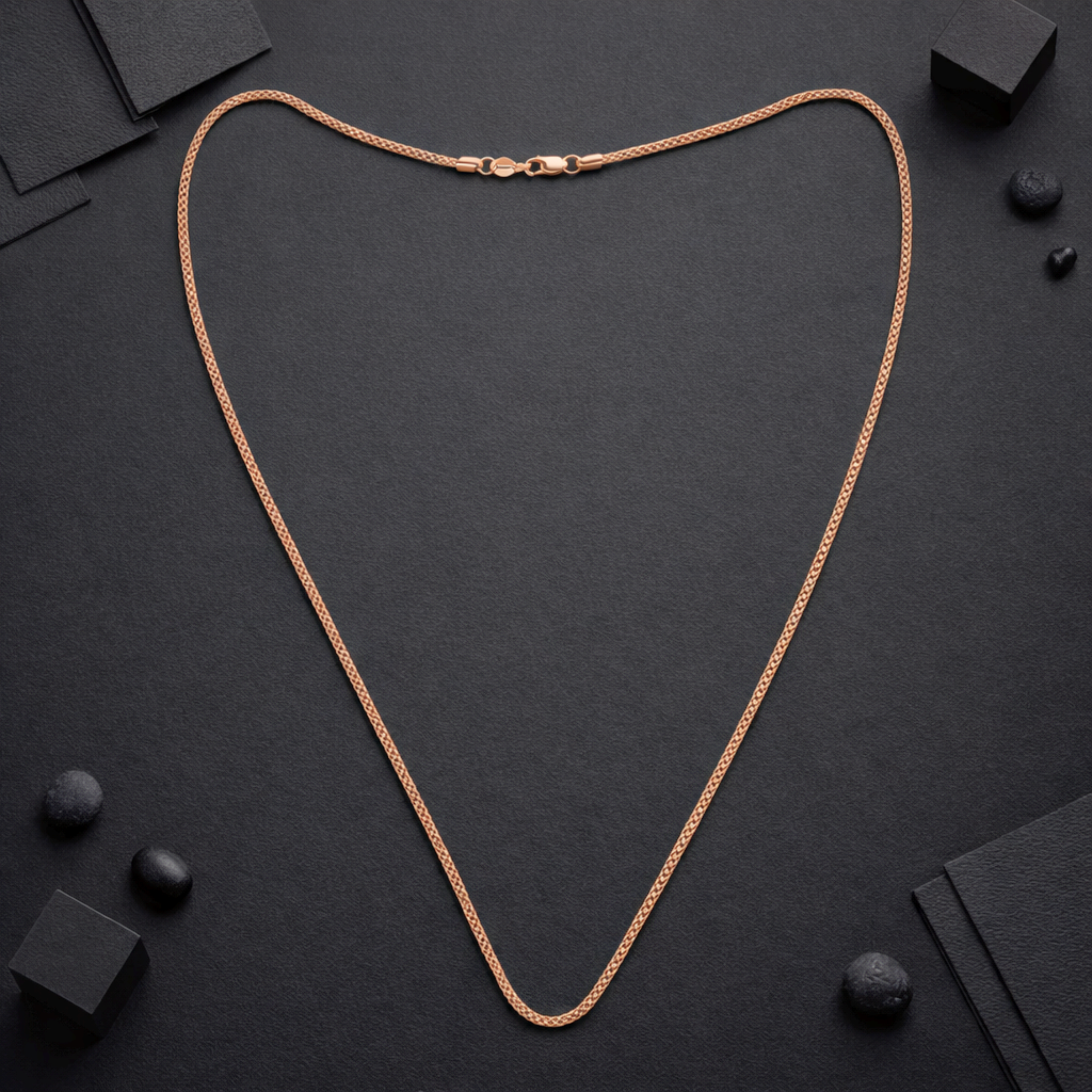 Popcorn Link Chain for Men